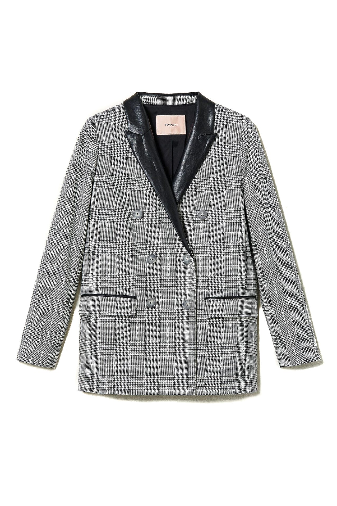 Giacca in misto lana Principe di Galles