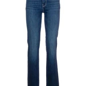 Jeans flare effetto push up in denim con lavaggio medio