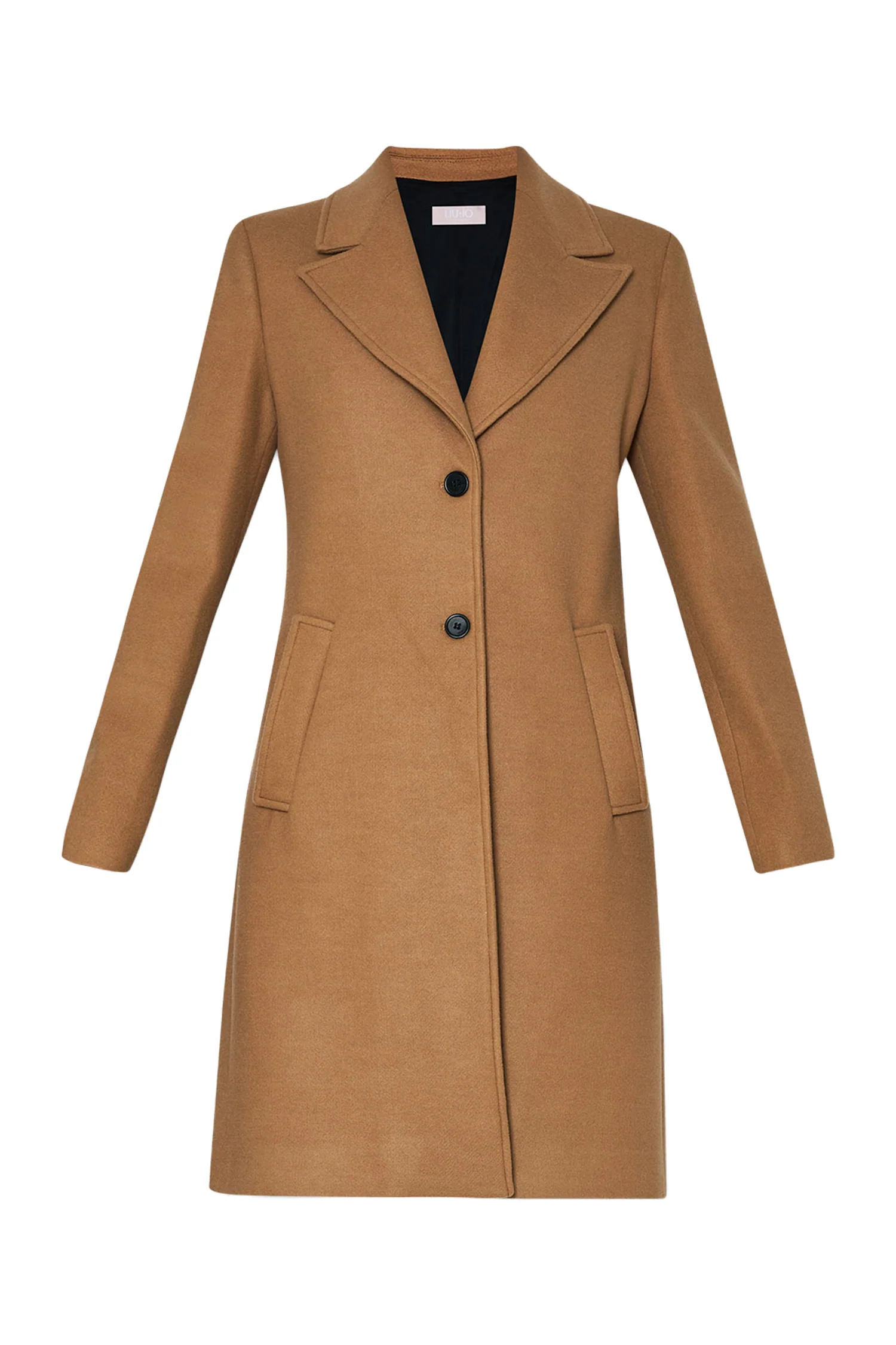 Cappotto cammello in misto lana