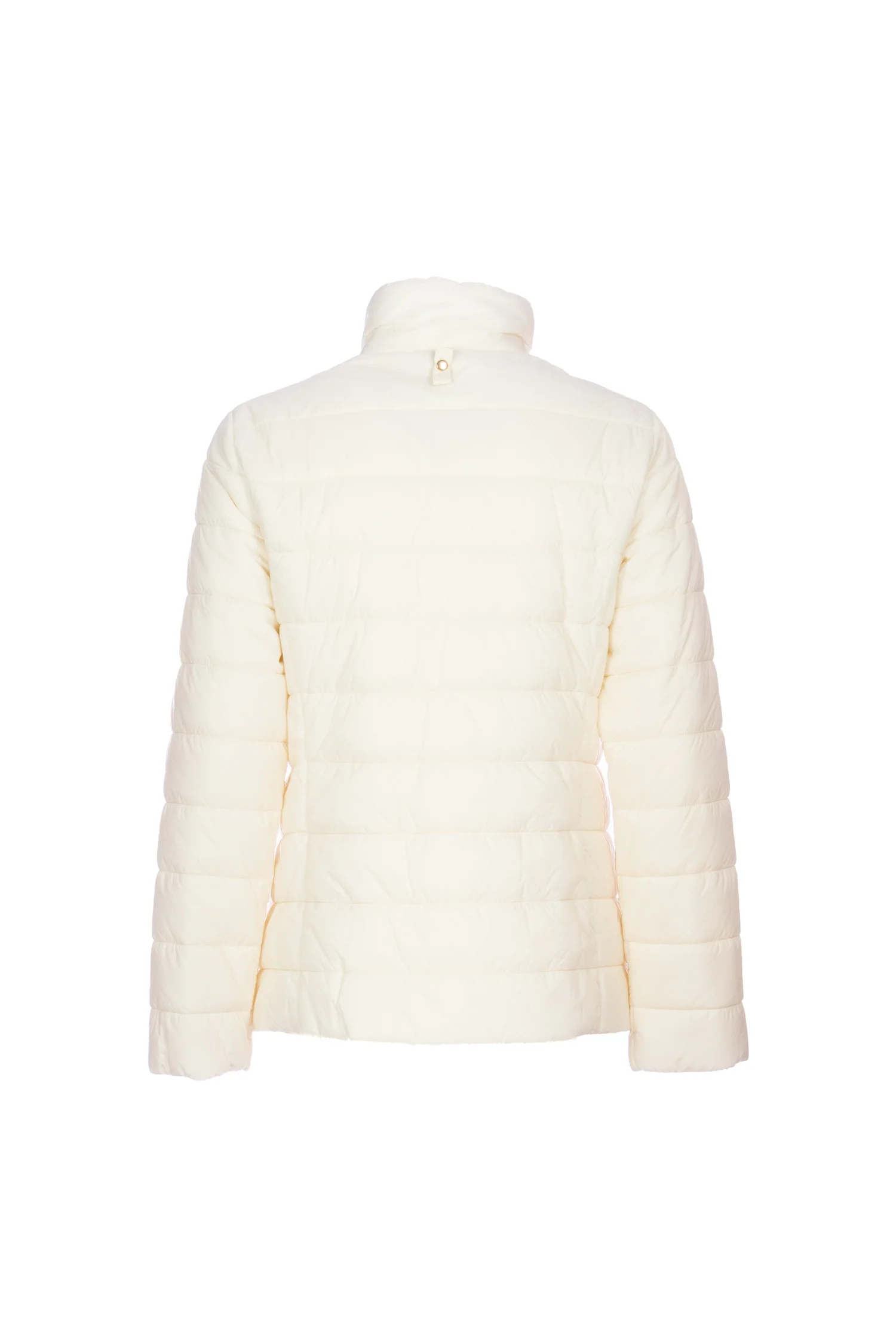 Eco-pelliccia reversibile “PAM” avorio con piumino coordinato - immagine 7