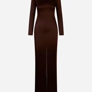 Abito Red Carpet in jersey di viscosa lucida