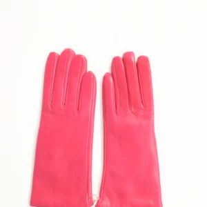 Alpo Guanti In Nappa Fucsia Donna