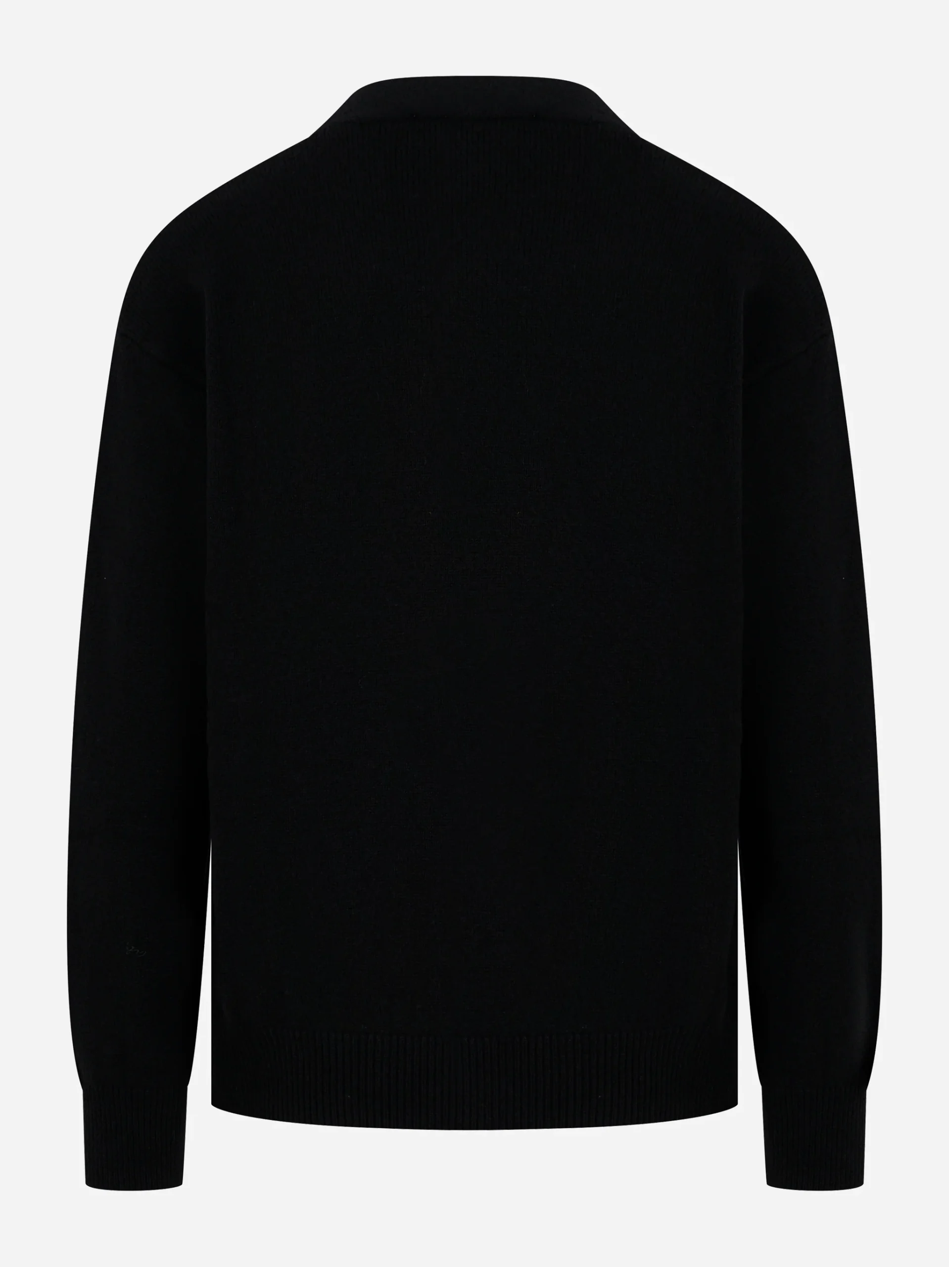 Cardigan in lana merinos e cashmere Nero - immagine 5