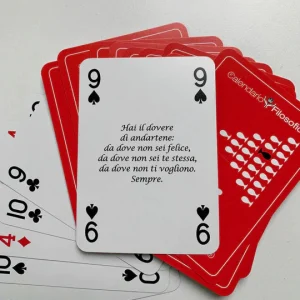 Carte da Gioco Filosofiche - Mazzo Rosso