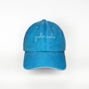 Cappello Baseball in Tela - Celeste