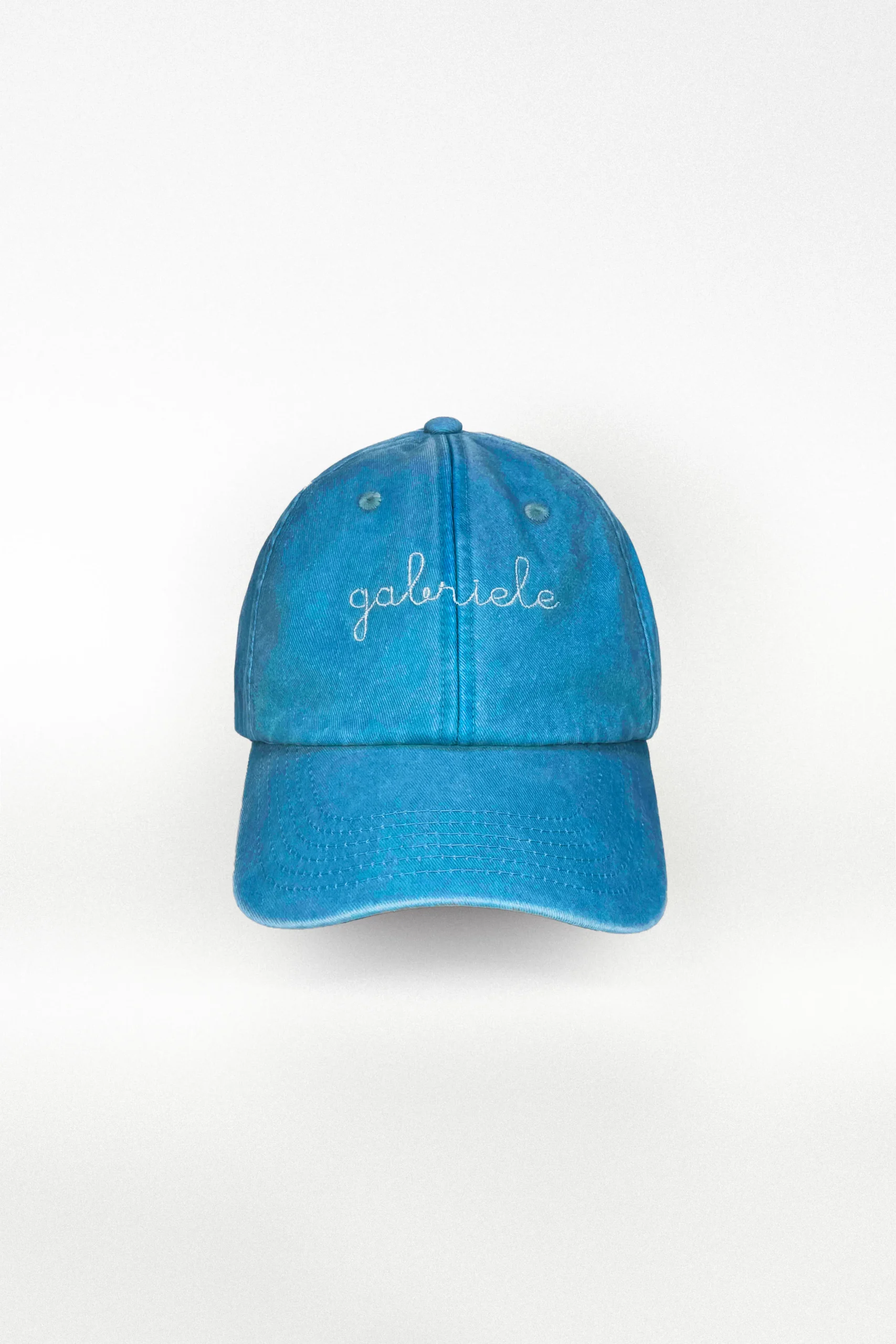 Cappello Baseball in Tela - Celeste - immagine 2