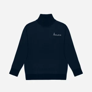 Collo alto in Cashmere - Amore