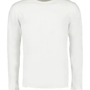 T-Shirt Uomo Manica Lunga Bianca