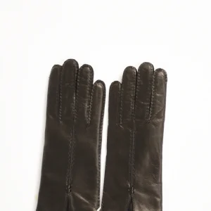 Alpo Guanti In Nappa Nero Donna