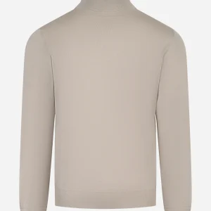 Dolcevita in lana finezza 16 Beige