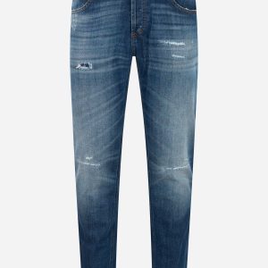 Jeans Brighton loose fit in denim stretch Blu