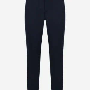 Pantalone Gaubert skinny fit in fresco lana stretch Blu