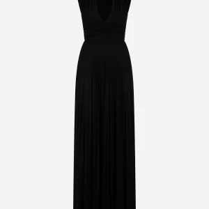 Abito Red Carpet in jersey lurex Nero