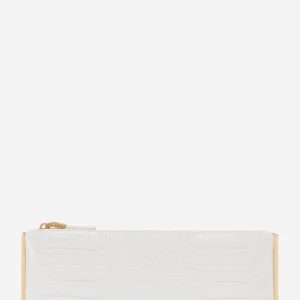 Baguette con zip Bianca