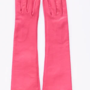 Alpo Guanti In Nappa Fucsia Donna