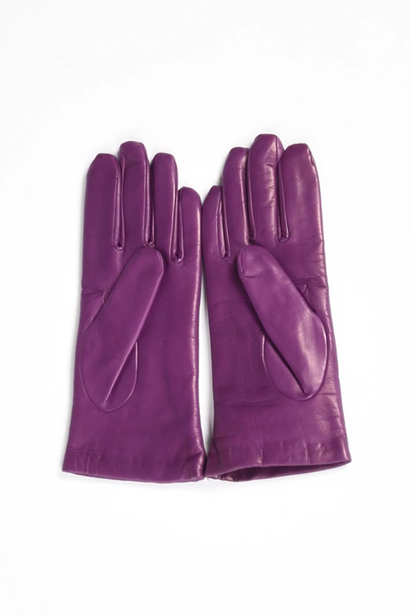 Alpo Guanti In Nappa Viola Donna - immagine 3