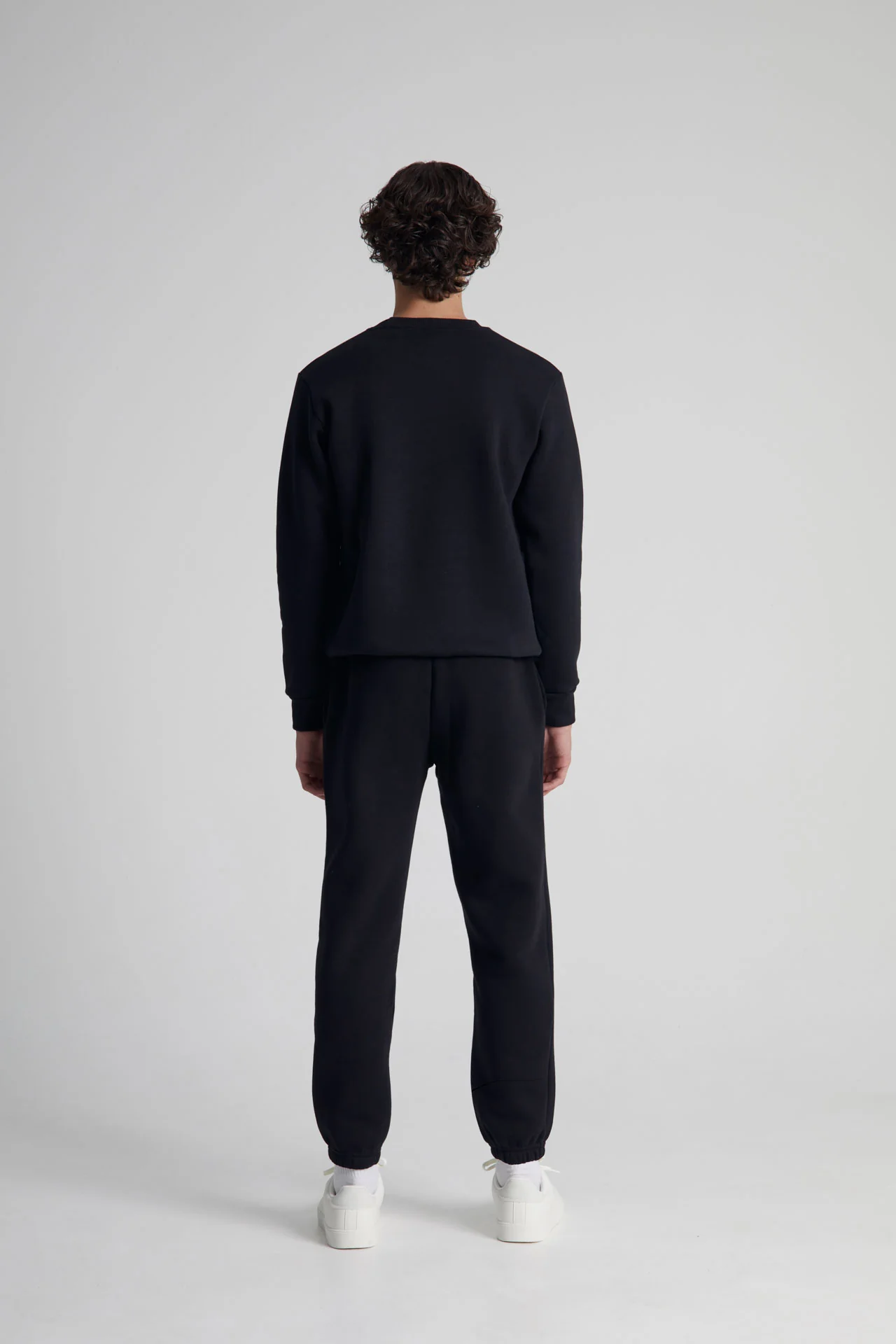 Felpa Girocollo Pesante - Nero - immagine 4
