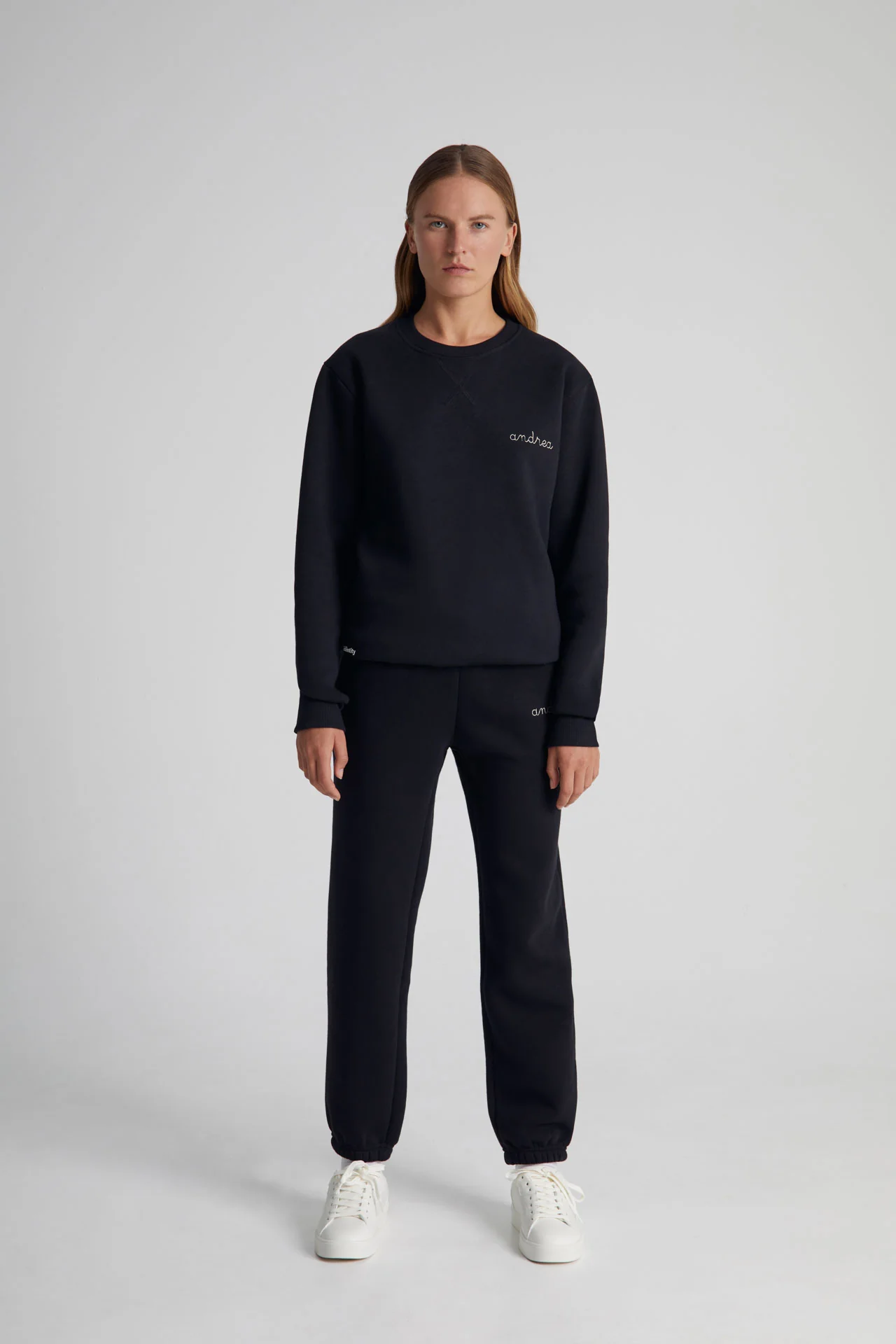 Felpa Girocollo Pesante - Nero - immagine 5