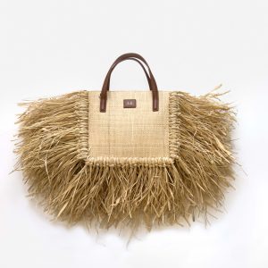 Borsa in Paglia con Frange