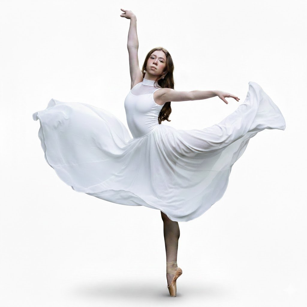 Gonna lunga a ruota in chiffon - immagine 3