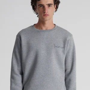 Felpa Girocollo Pesante - Grigio