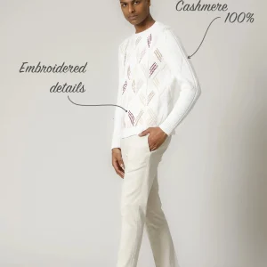 Girocollo con ricami