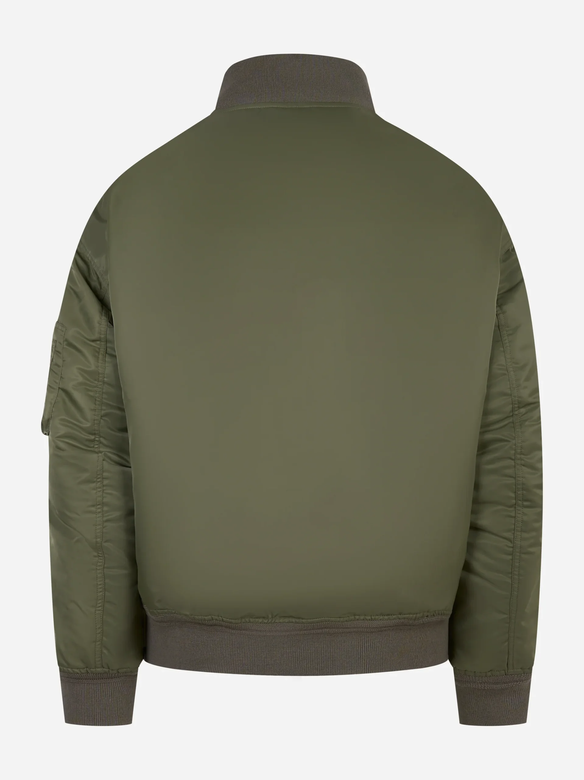 Giacca bomber con double layer Verde - immagine 3