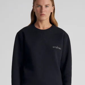 Felpa Girocollo Pesante - Nero