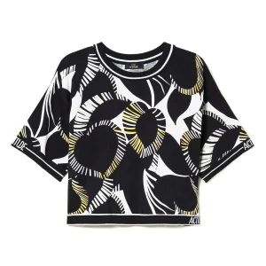 Maglia boxy stampata