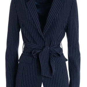 Blazer regular in fantasia gessata
