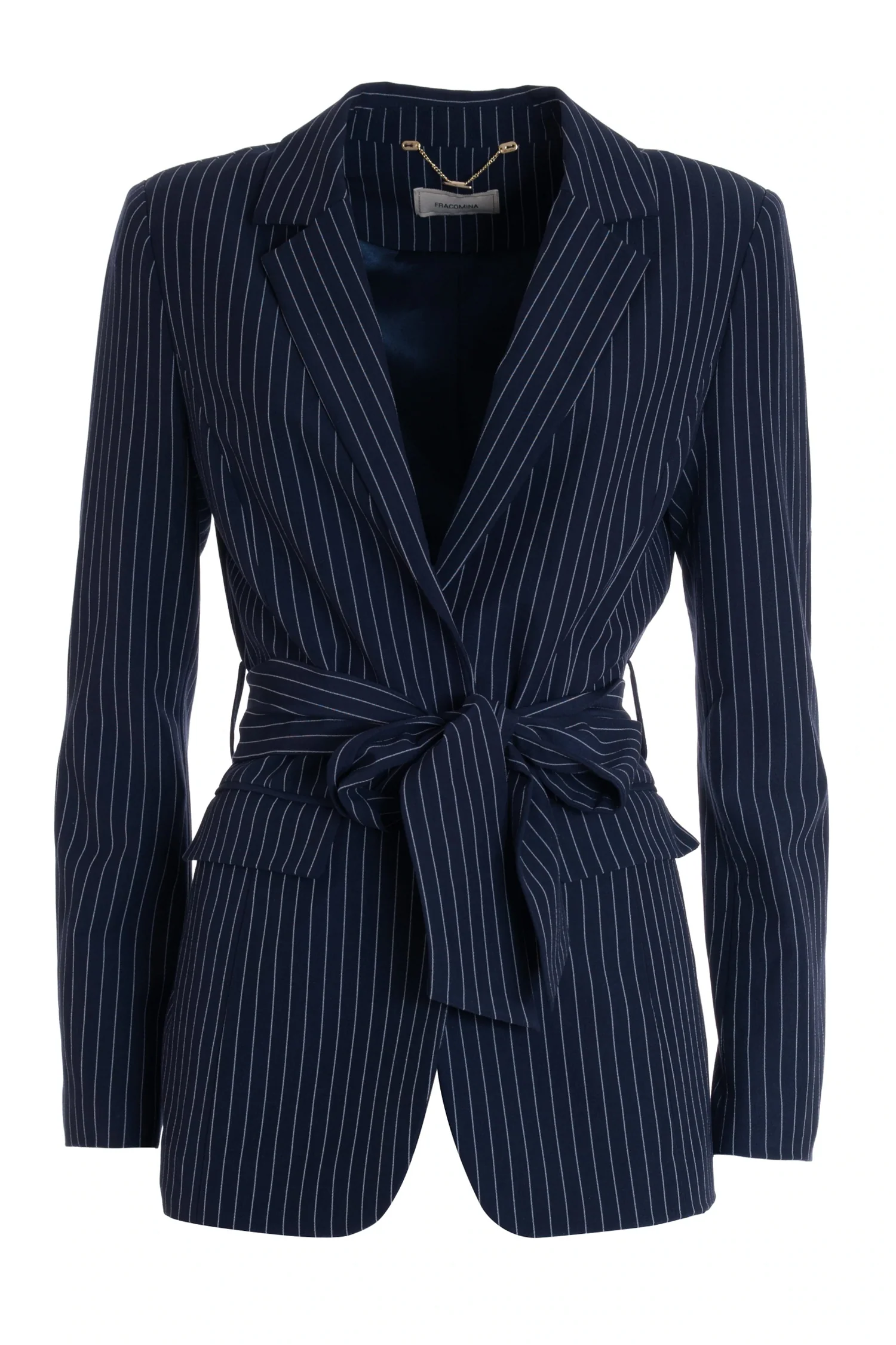 Blazer regular in fantasia gessata