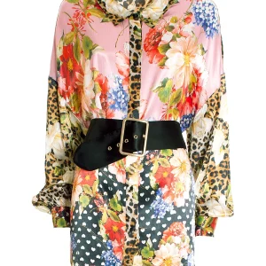 Camicia over in fantasia multicolor