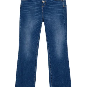 Jeans bootcut stretch lavaggio stonewash ecosostenibile