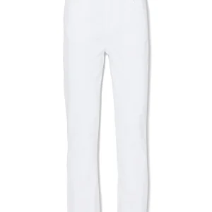 Jeans straight Bottom Up bianchi in cotone con cintura