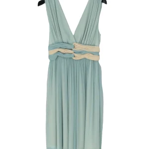 Abito corto “ARIZONA” acqua in jersey lurex