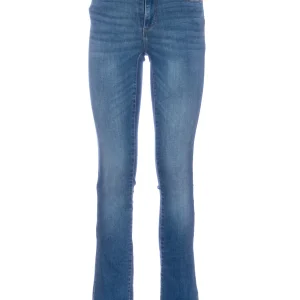 Jeans skinny “Bella” perfect bootcut in denim stretch lavaggio medio