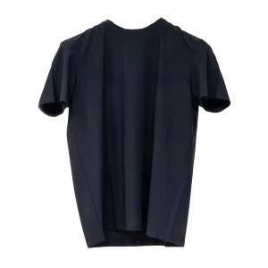 T-shirt nera in tessuto tecnico stretch NEXT