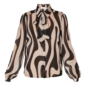 Camicia con stampa optical