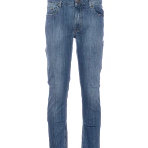 Jeans 5 tasche “BEN” in cotone stretch lavaggio medio