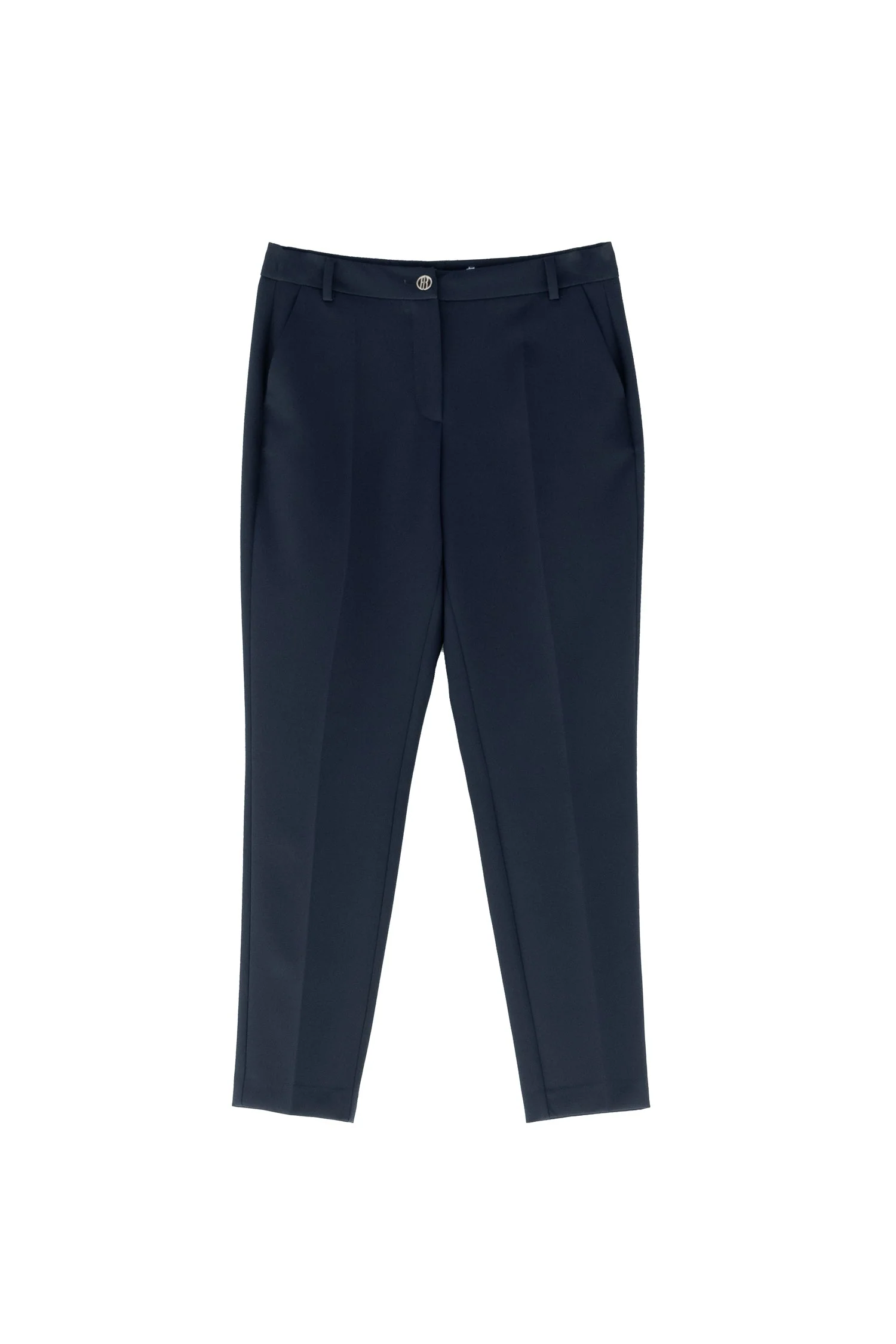 Pantalone chino a sigaretta blu scuro