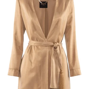 Giacca kimono “Baia” oro con fusciacca