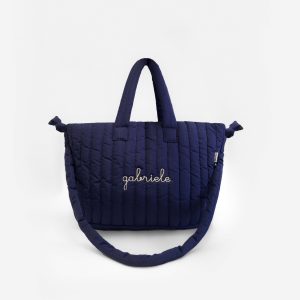 Borsa a Spalla Imbottita - Blu navy