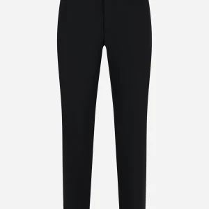 Pantalone Nima loose in tela di lana Nero