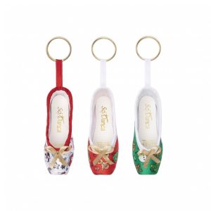 Portachiavi scarpetta natalizia