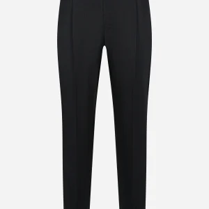 Pantalone Rebel carrot fit in lana stretch Grigio