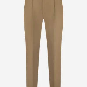 Pantalone Rebel carrot fit in cotone fermo Beige
