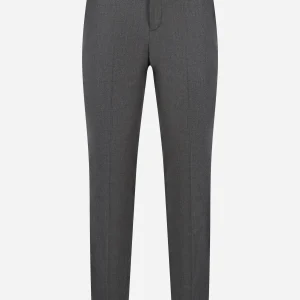 Pantalone Master slim fit in lana stretch Grigio