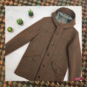 Cappotto scuba/lana multicolor