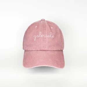 Cappello Baseball in Tela - Rosa