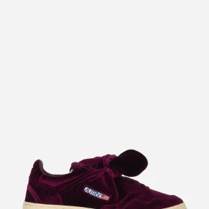 Sneakers Medalist Low Velvet Bow Bordeaux